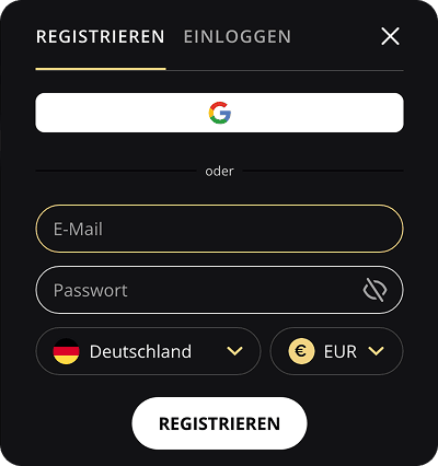 Registrierung